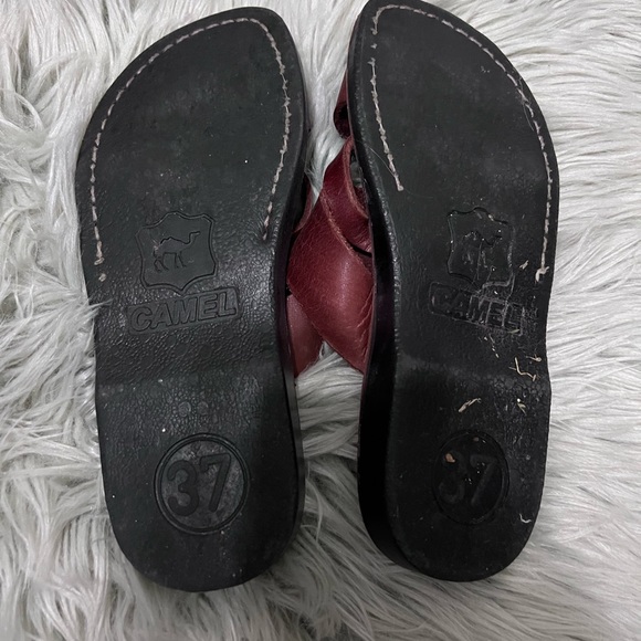 Camel Leather Sandals - Picture 5 of 10